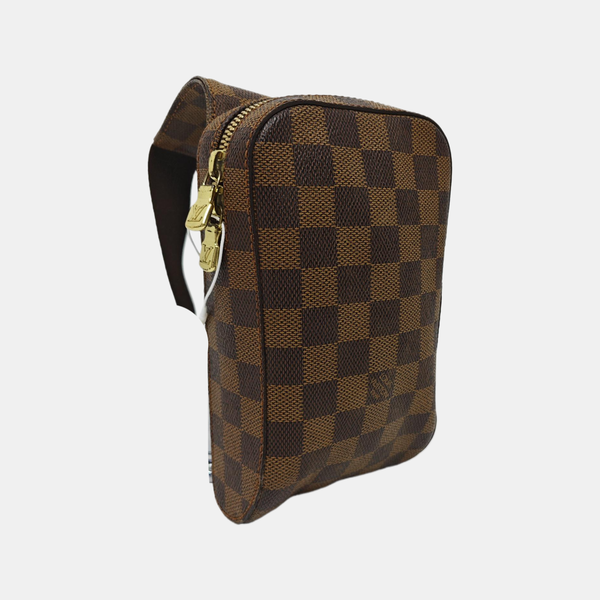 GÉRONIMOS Damier Ebene Coated Canvas Brown