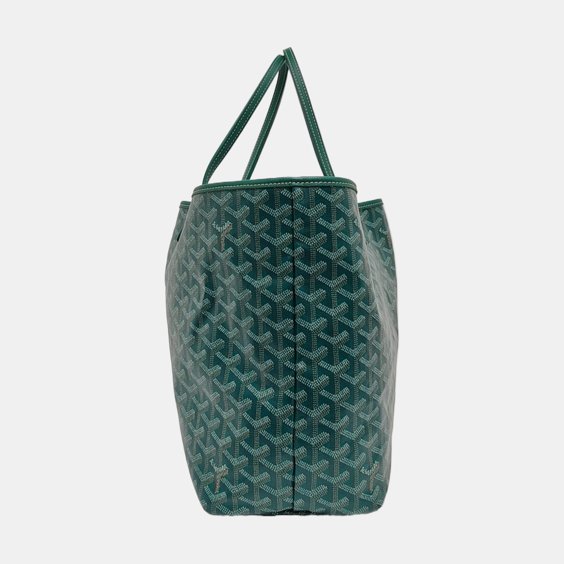 Authenticated pre-owned  Saint Louis PM Coated Canvas Green - Tote Bag at Looply