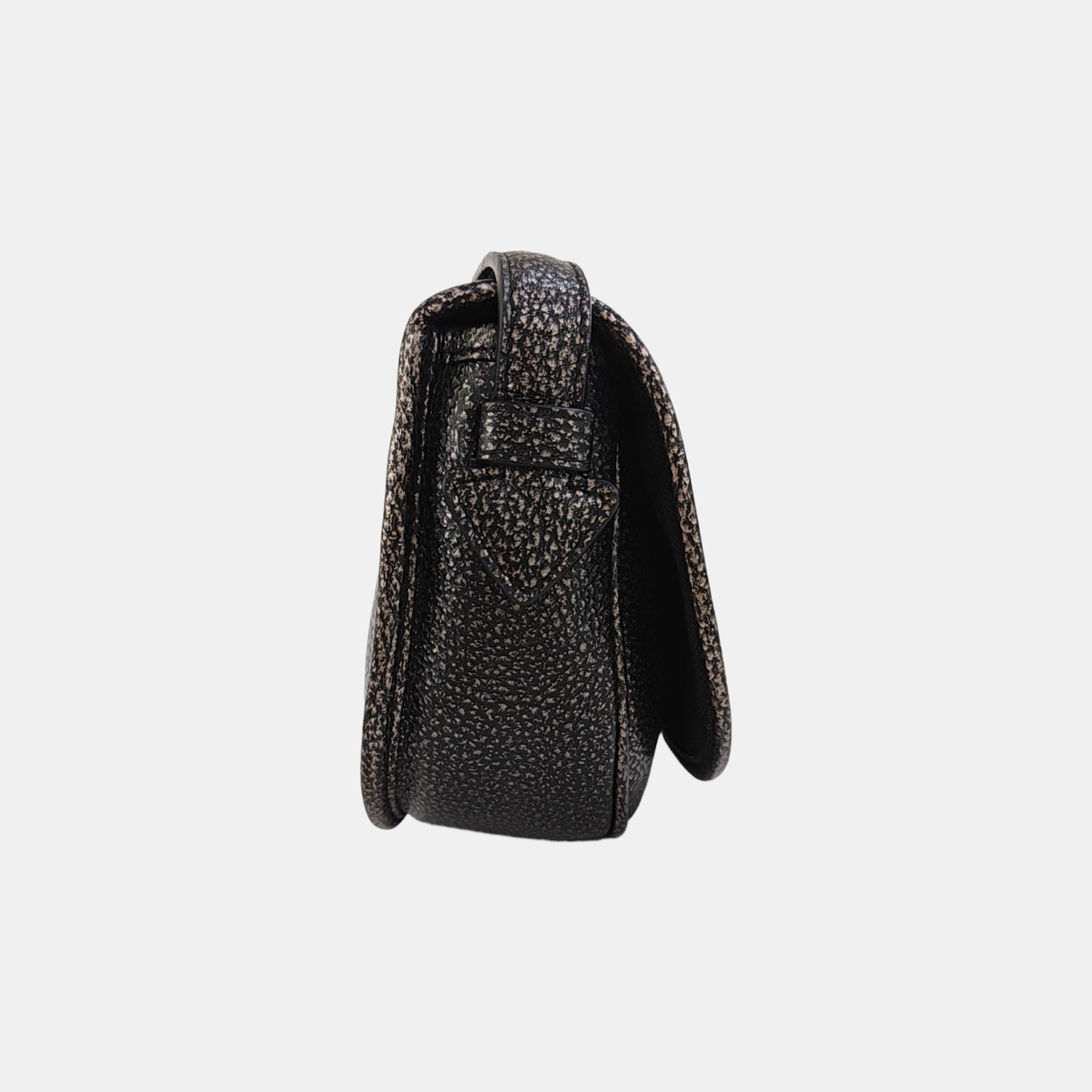 Calfskin Shoulder Bag Black