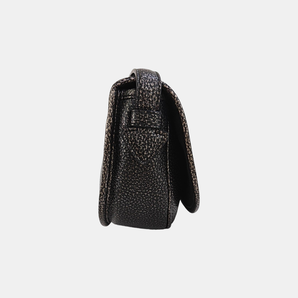 Calfskin Shoulder Bag Black