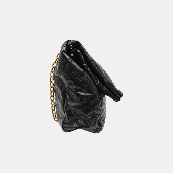 Monaco Large Calfskin Black