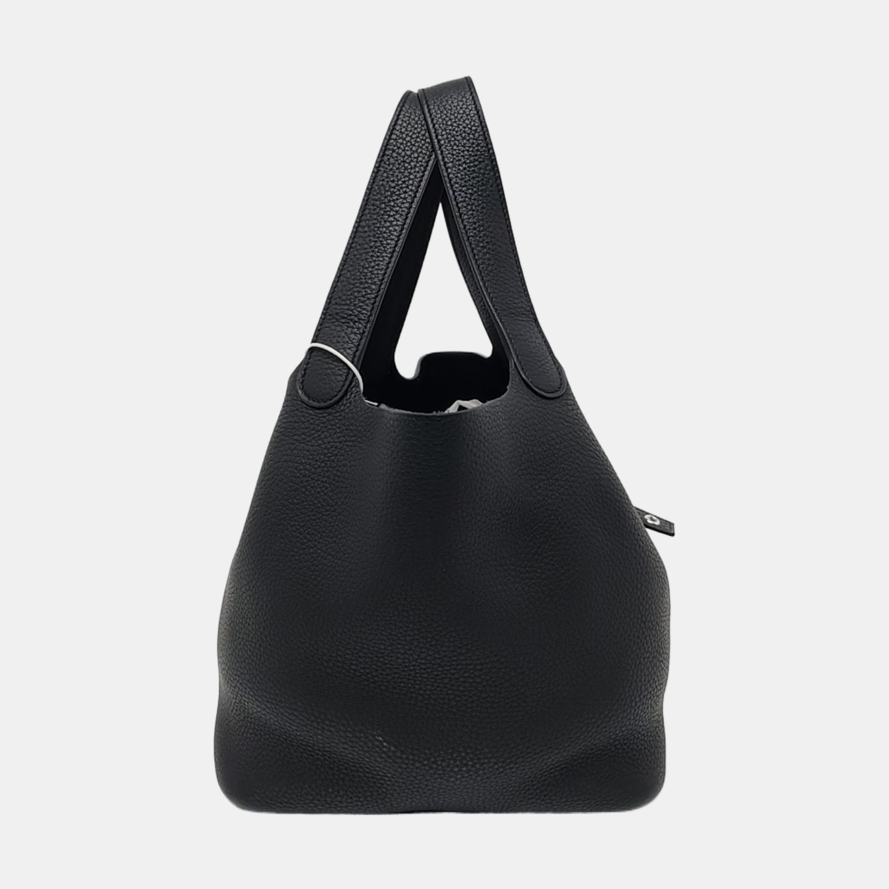 Authenticated pre-owned  Picotin 22 Clemence Black - Bucket Bag at Looply