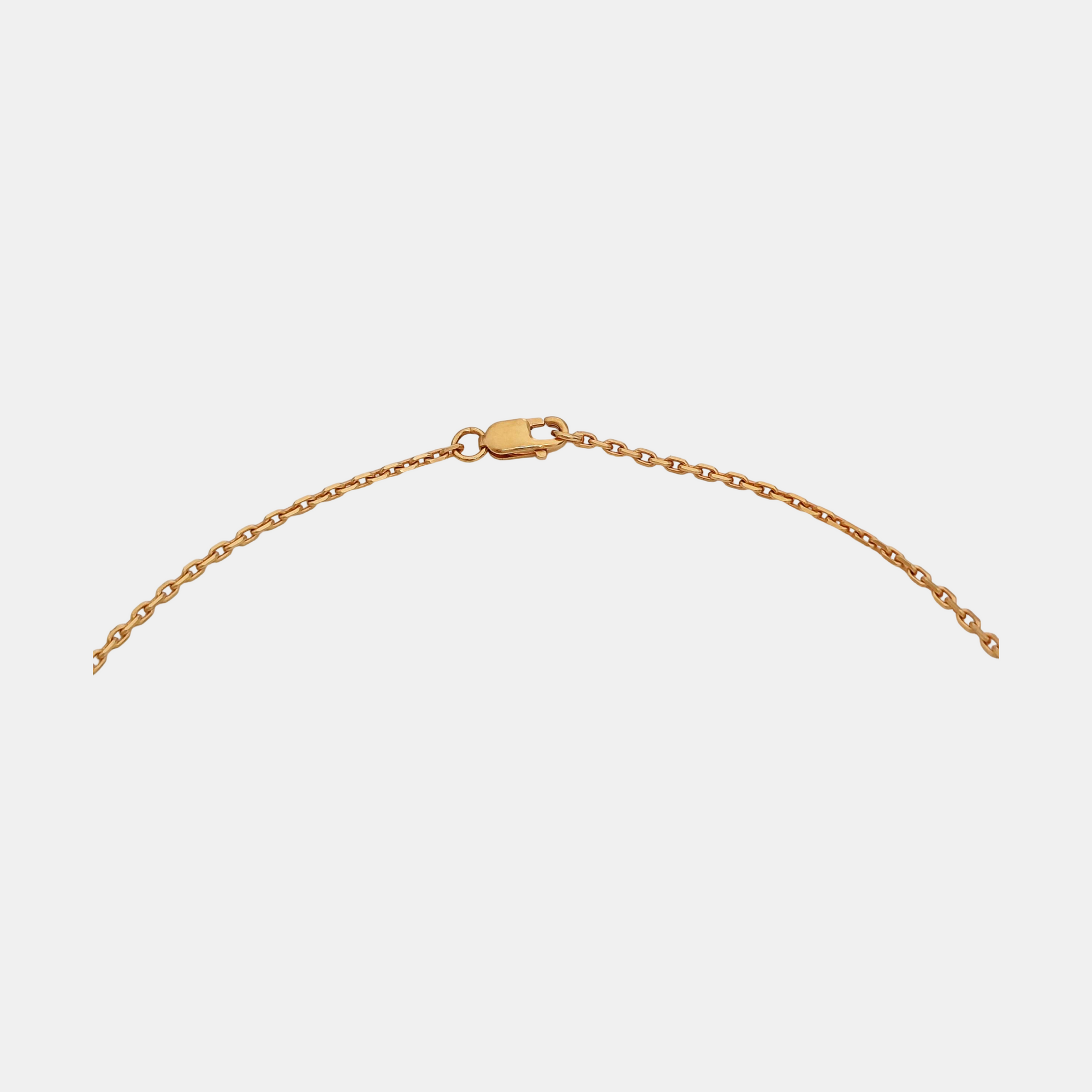 Pop H Metal Rose Gold Necklace