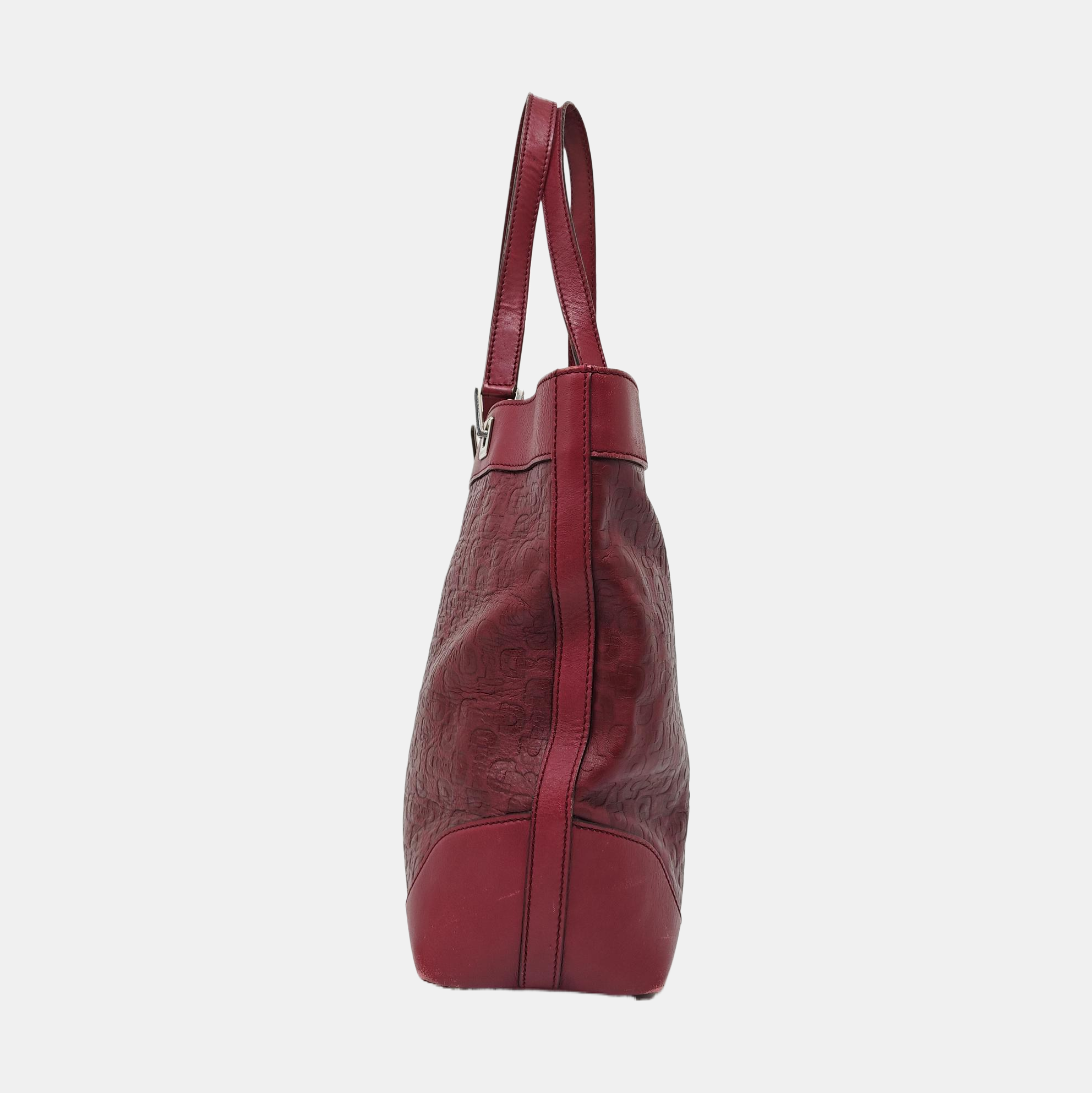 Calfskin Tote Bag Red