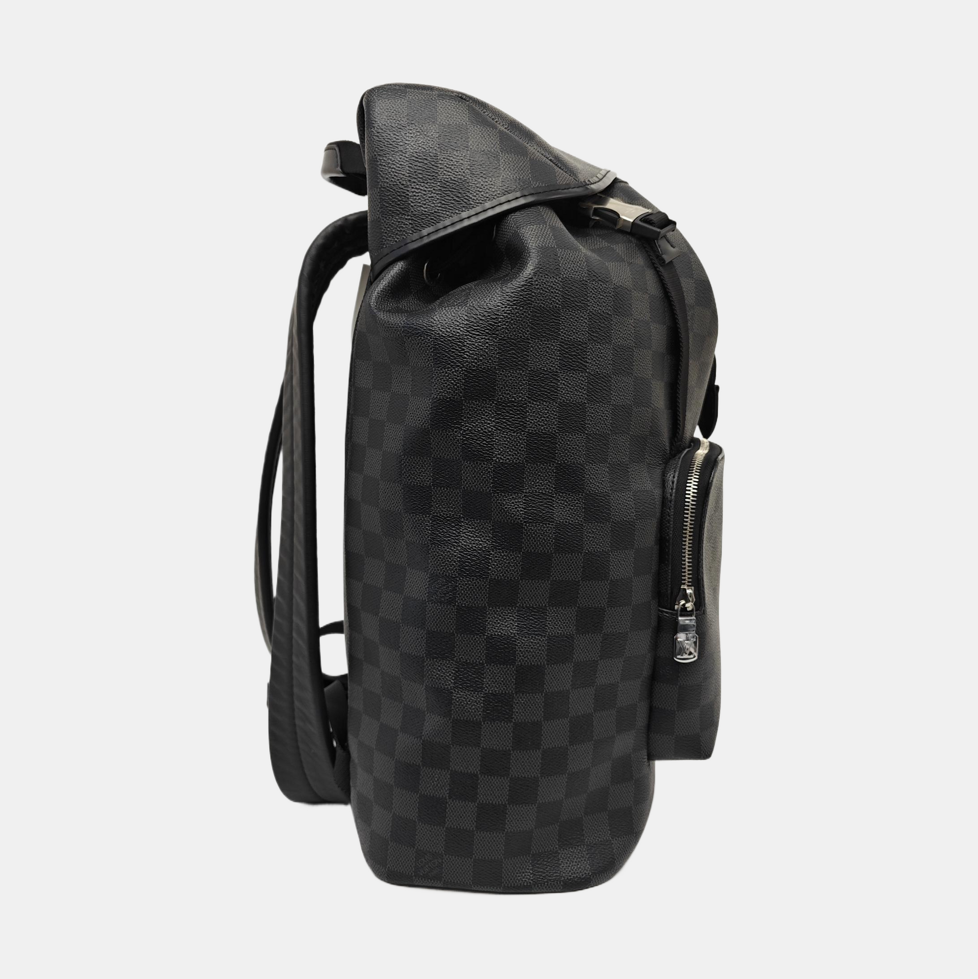 CHRISTOPHER Damier Graphite Coated Canvas Gray