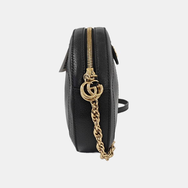 Authenticated pre-owned  Ophidia Mini Calfskin Black - Shoulder Bag at Looply