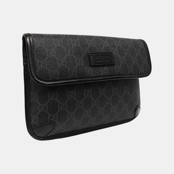 Neo Vintage Monogram Coated Canvas Black