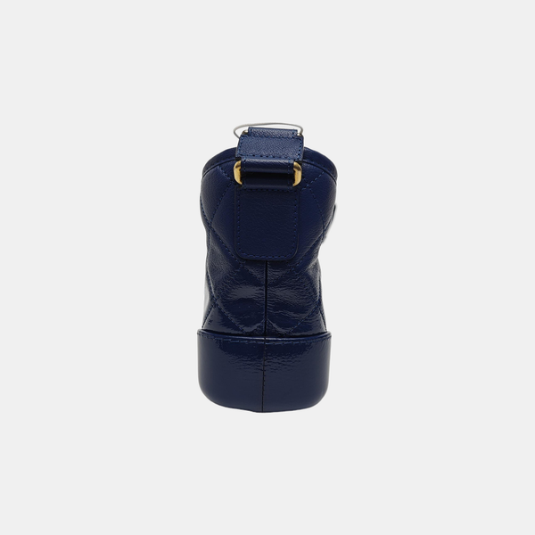 GABRIELLE Small Quilted Calfskin Blue