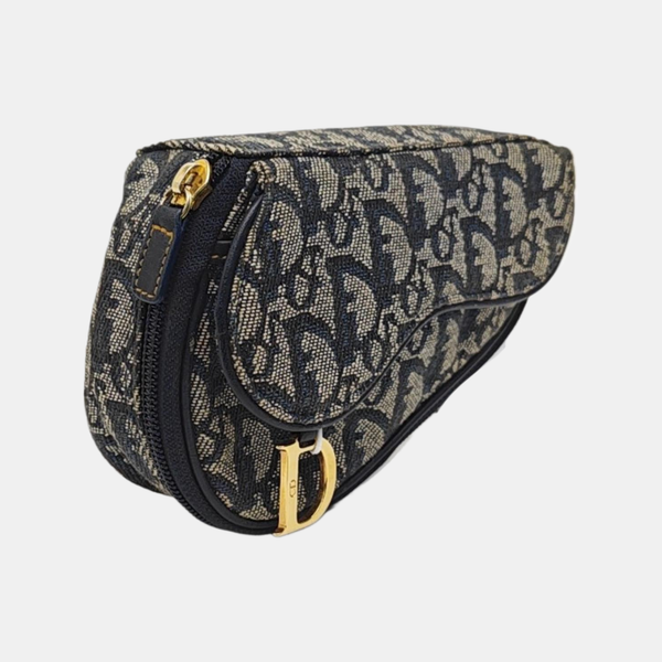 Saddle Mini Oblique Fabric Blue