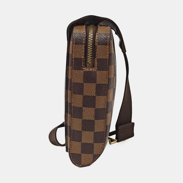 GÉRONIMOS Damier Ebene Coated Canvas Brown