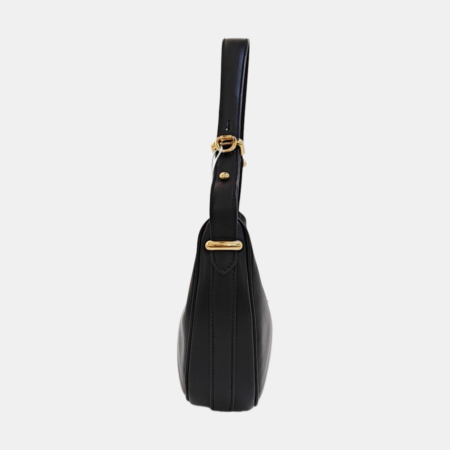 Calfskin Shoulder Bag Black