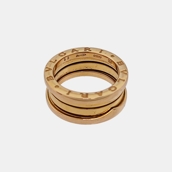 B.ZERO1 18k Rose Gold Ring EU 52