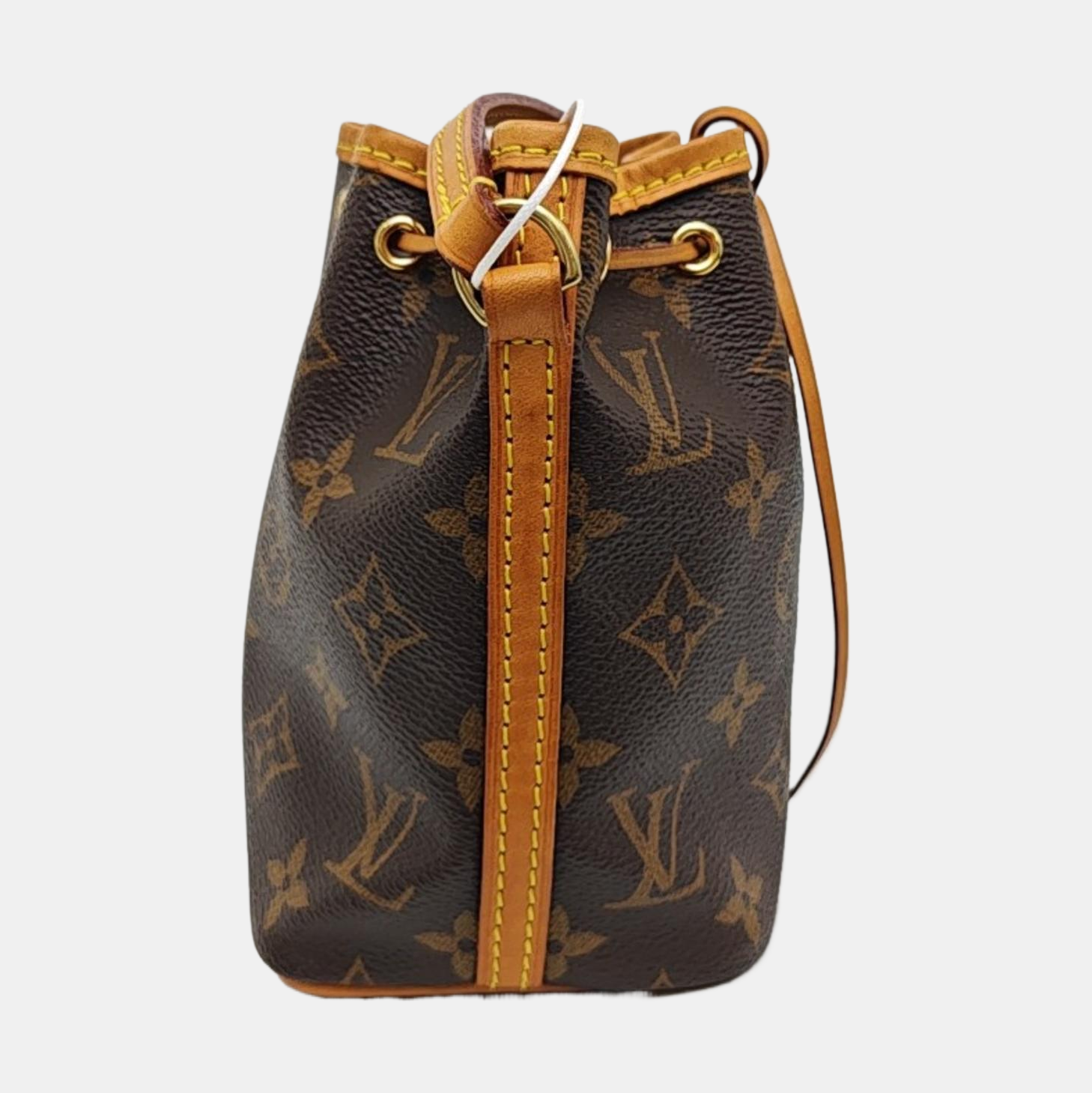 NÉONOÉ Nano Monogram Coated Canvas Brown