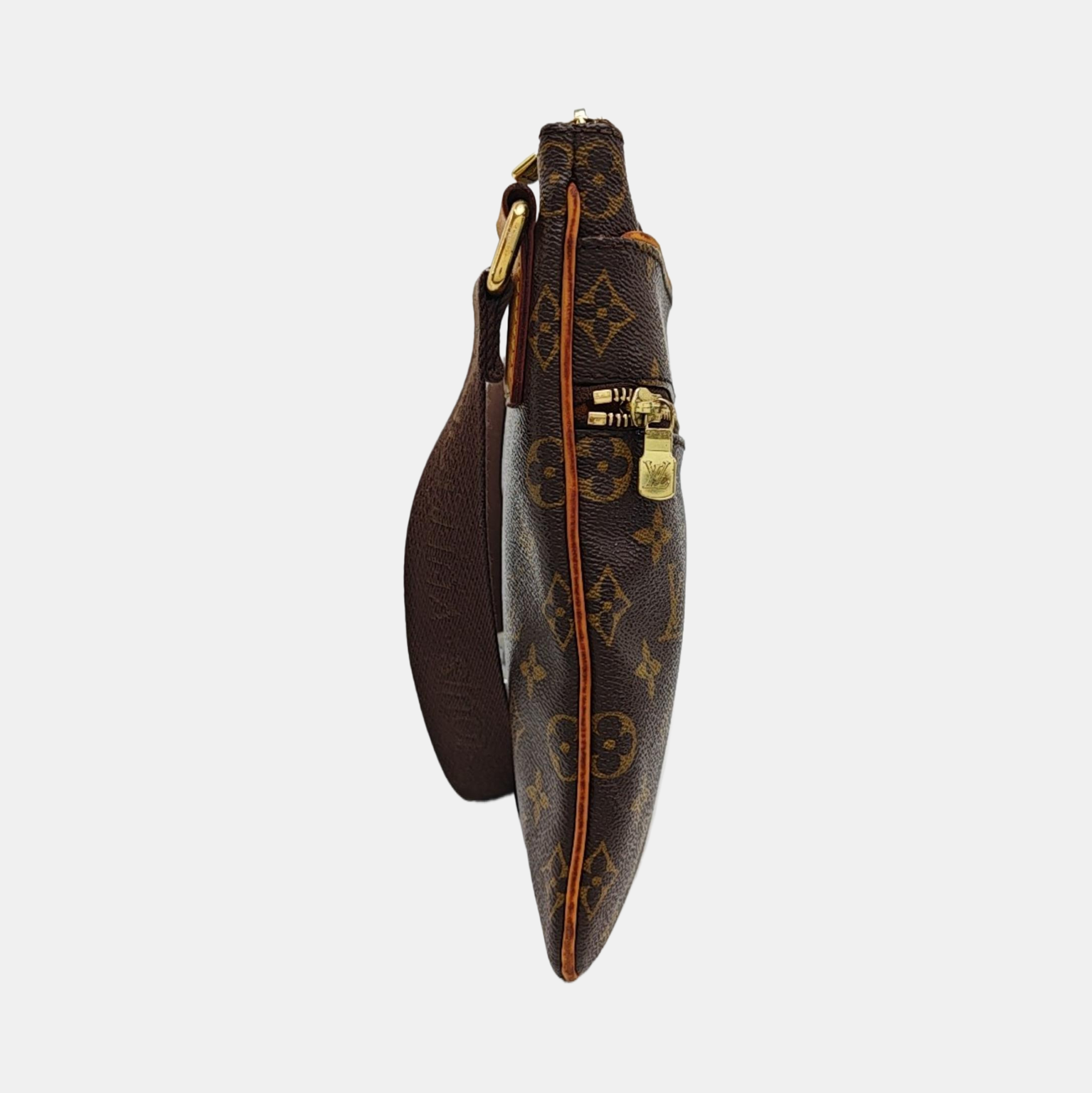 VALMY Monogram Coated Canvas Brown