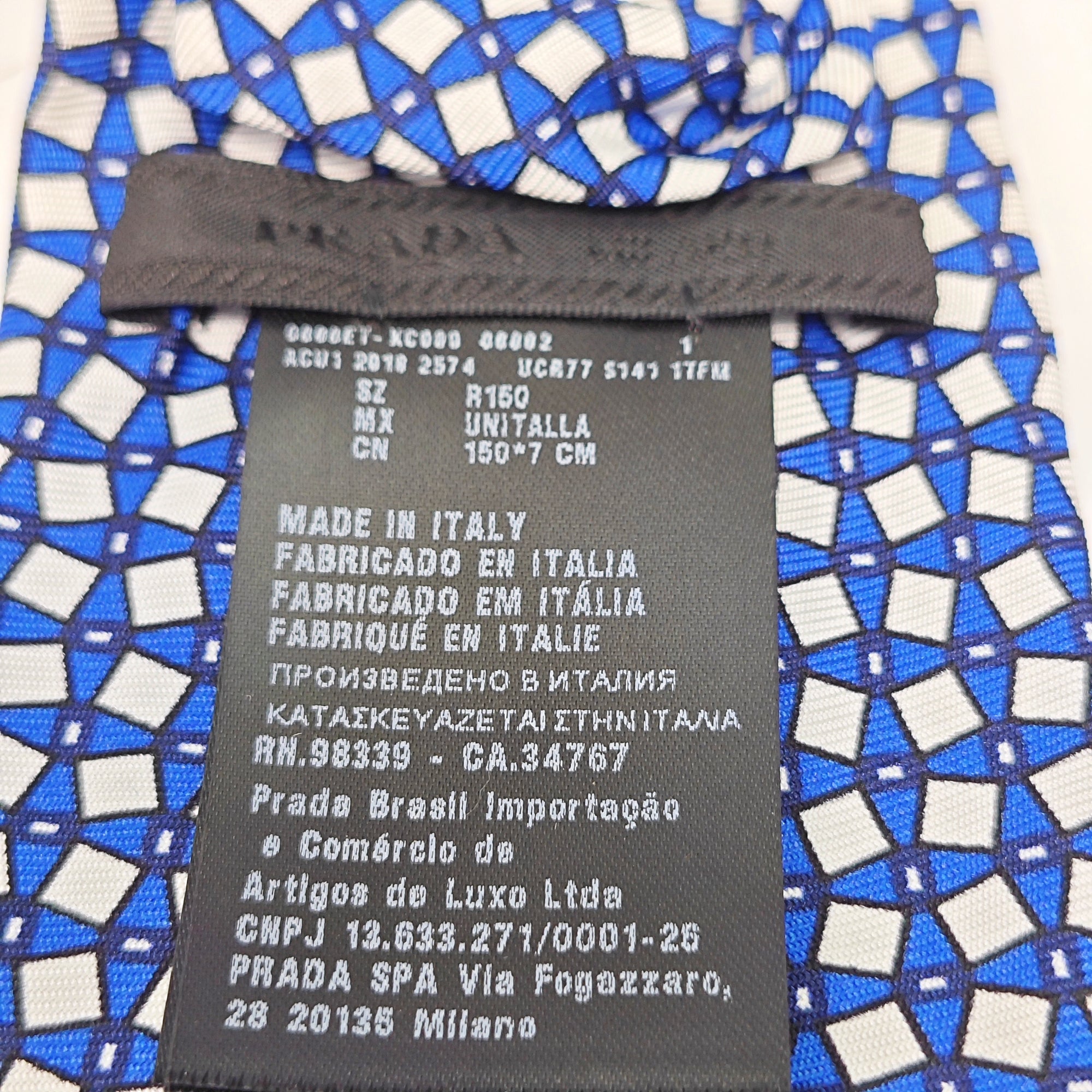 Mulberry Silk Tie Blue