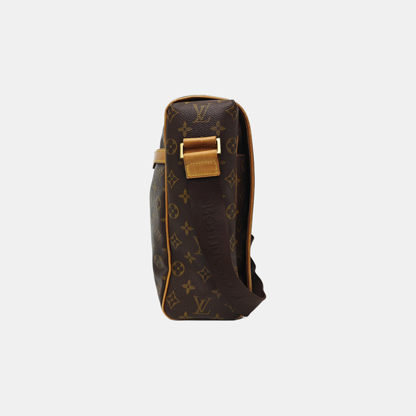 VALMY Monogram Coated Canvas Brown