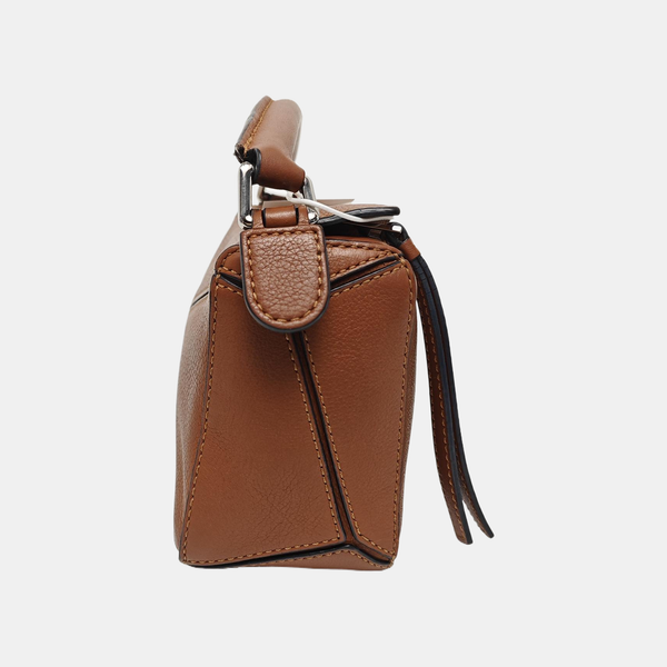 Authenticated pre-owned  Puzzle Mini Calfskin Brown - Shoulder Bag at Looply