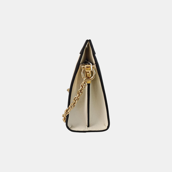 Ophidia Small Calfskin White
