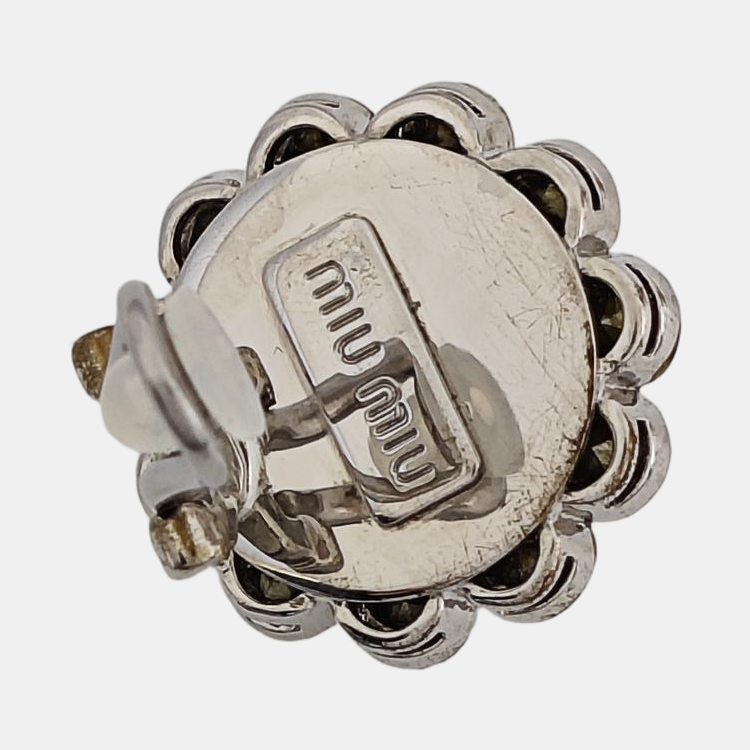 Metal Silver Clip On Earrings