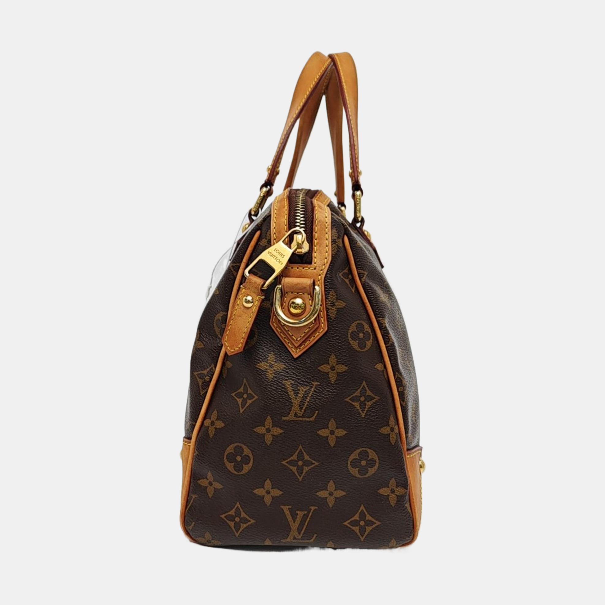 RETIRO NM Monogram Coated Canvas Brown