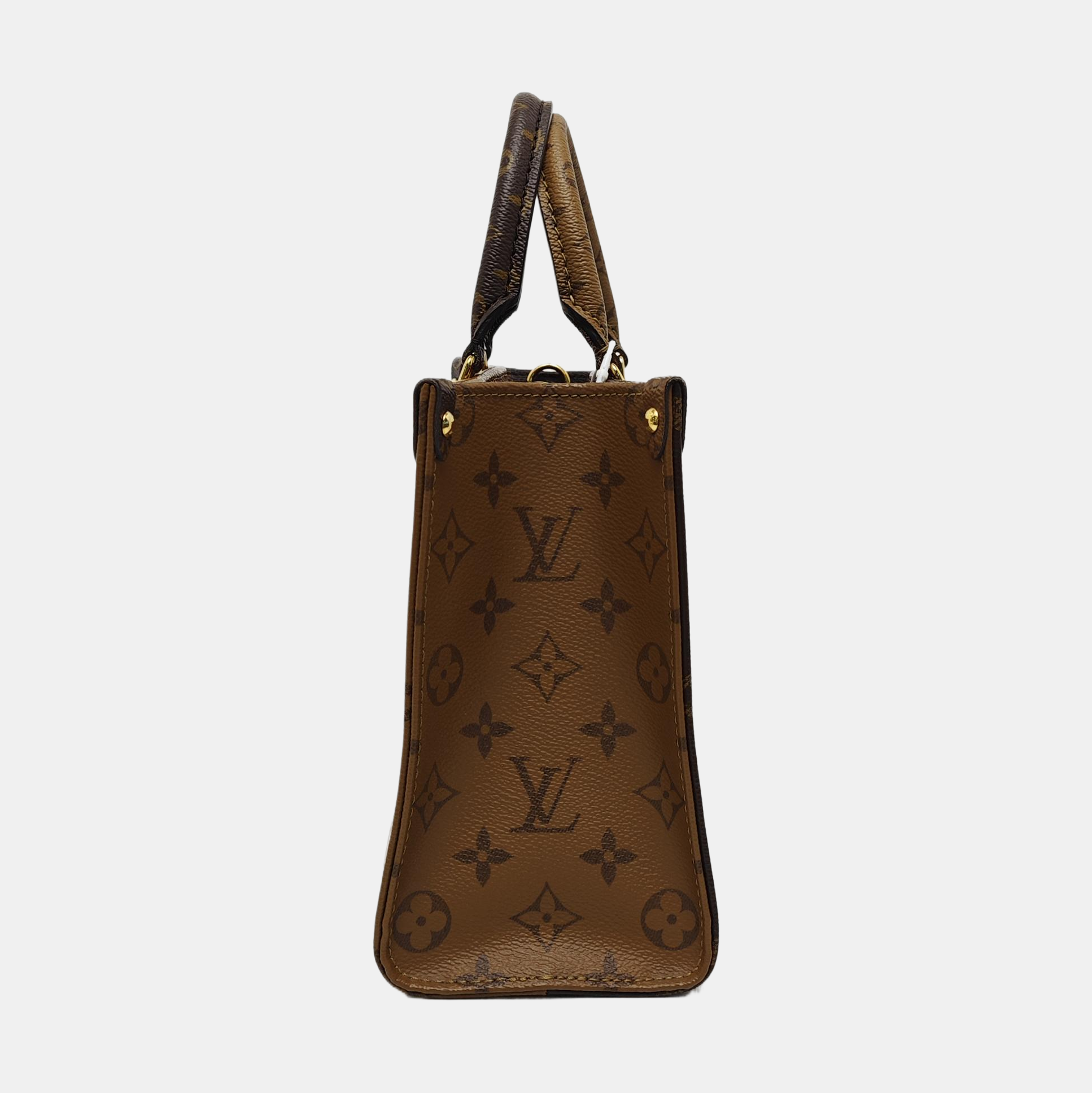 ONTHEGO PM Monogram Coated Canvas Brown