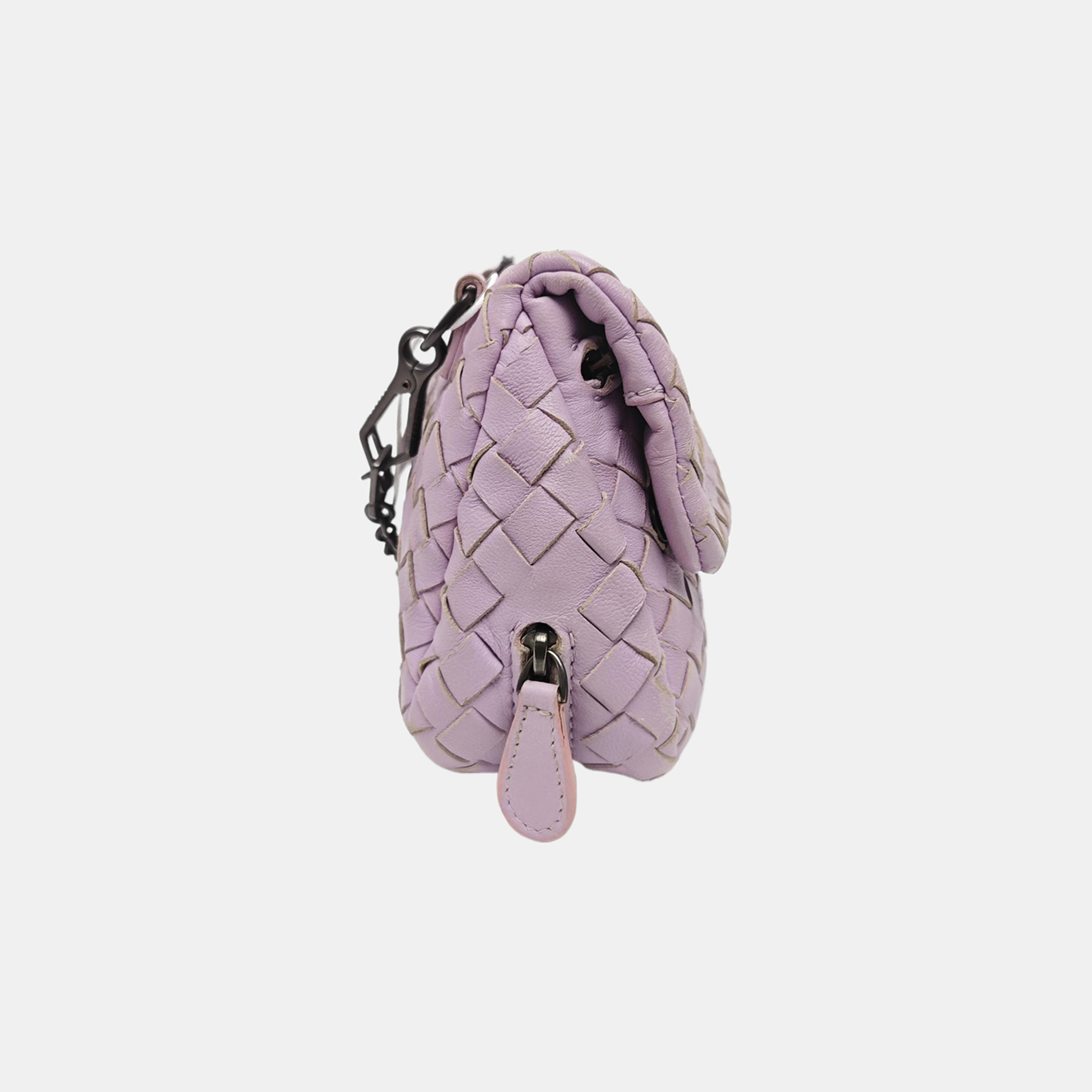 Lambskin Shoulder Bag Purple