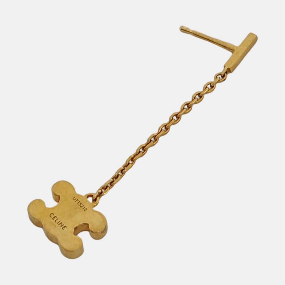Metal Gold Stud Earrings