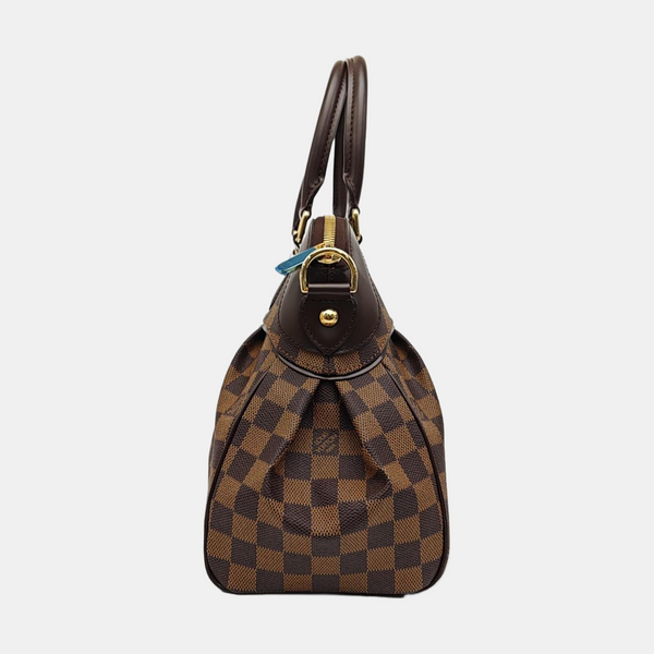 TREVI PM Damier Ebene Coated Canvas Brown