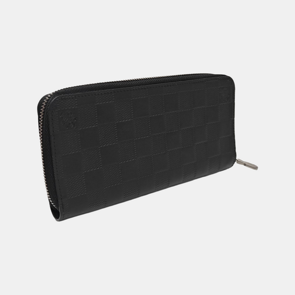 ZIPPY Damier Graphite Calfskin Black Wallet