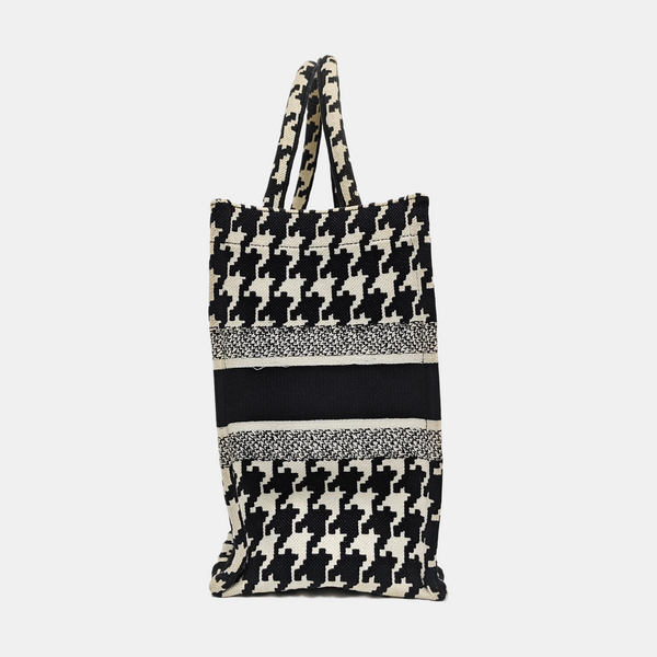 Book Tote Medium Fabric Black