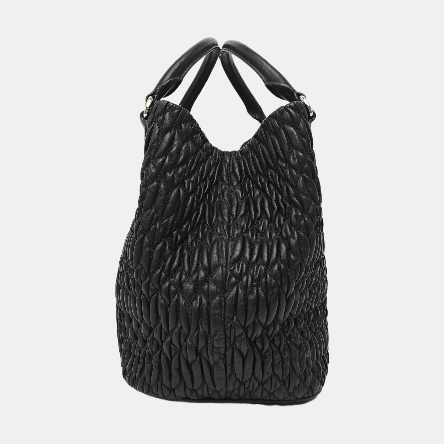 Avenue Quilted Lambskin Black