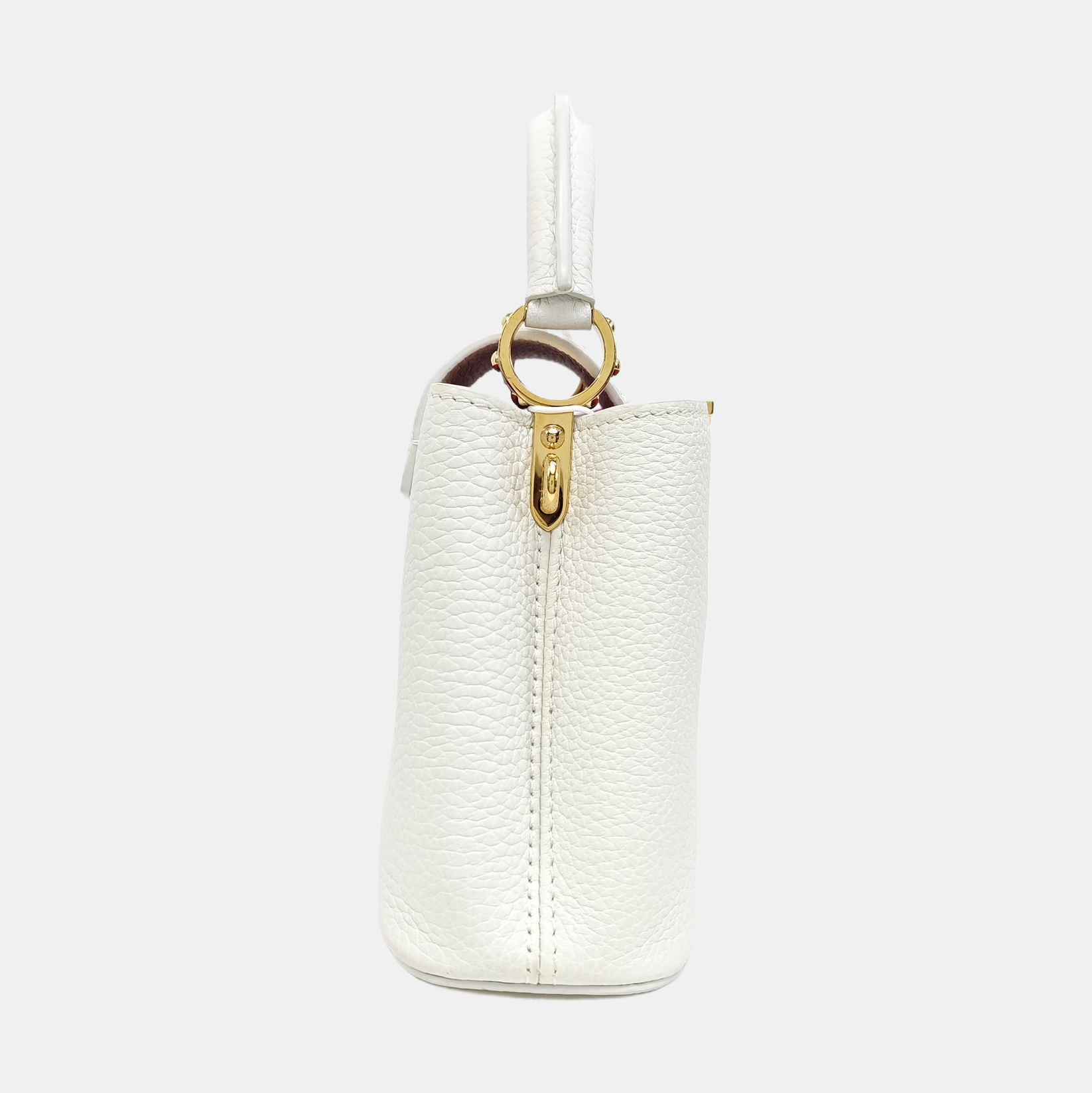 CAPUCINES Mini Calfskin White