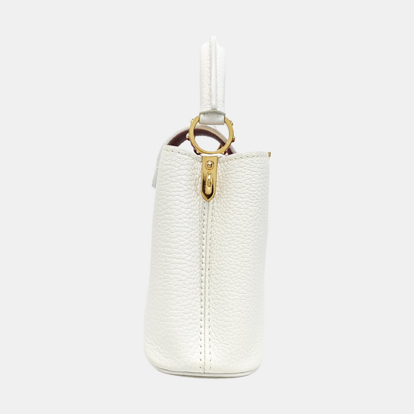 CAPUCINES Mini Calfskin White