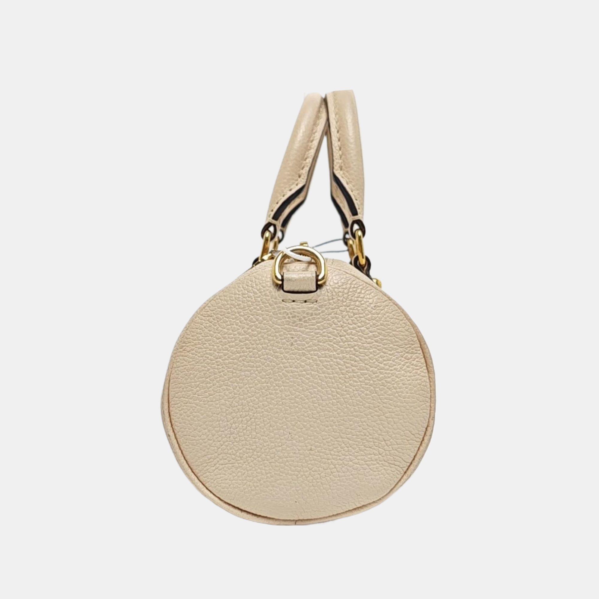 PAPILLON BB Monogram Calfskin Beige