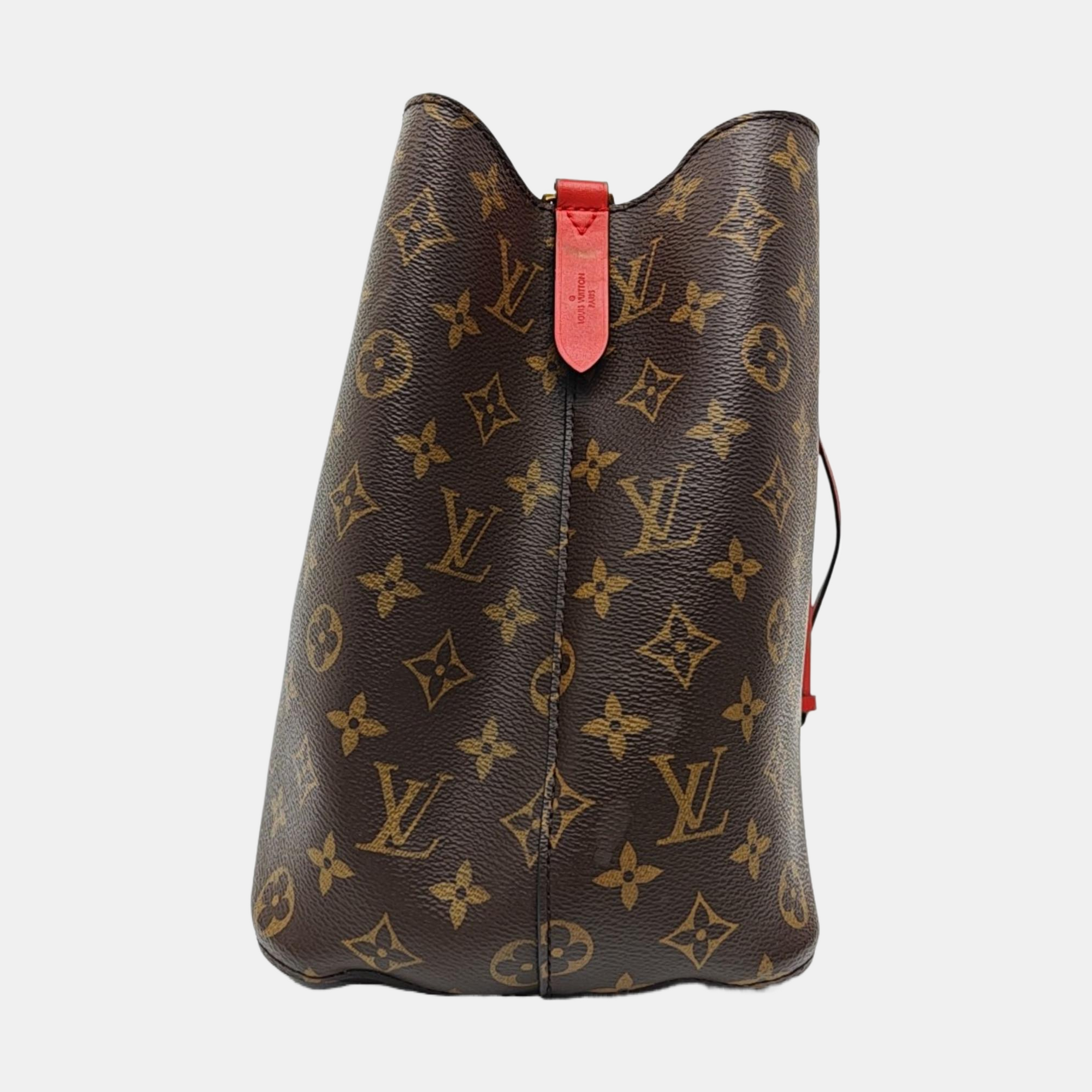 NÉONOÉ MM Monogram Coated Canvas Brown