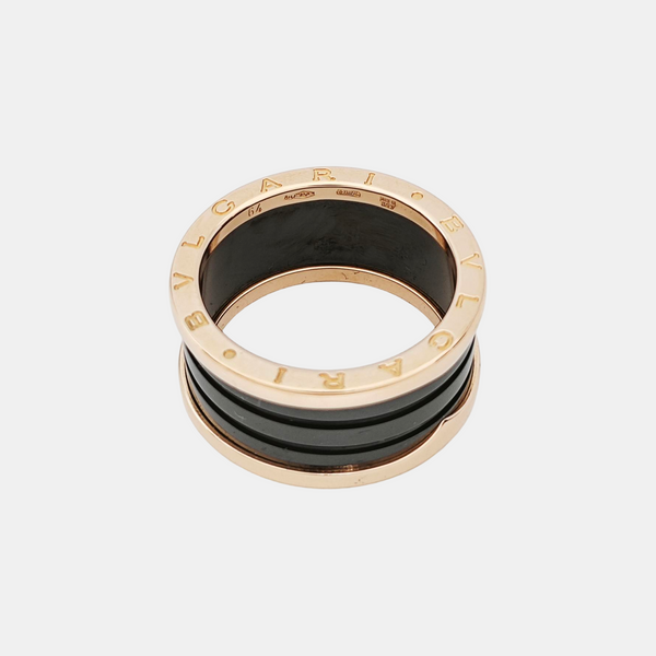 B.ZERO1 18k Rose Gold Ring EU 64