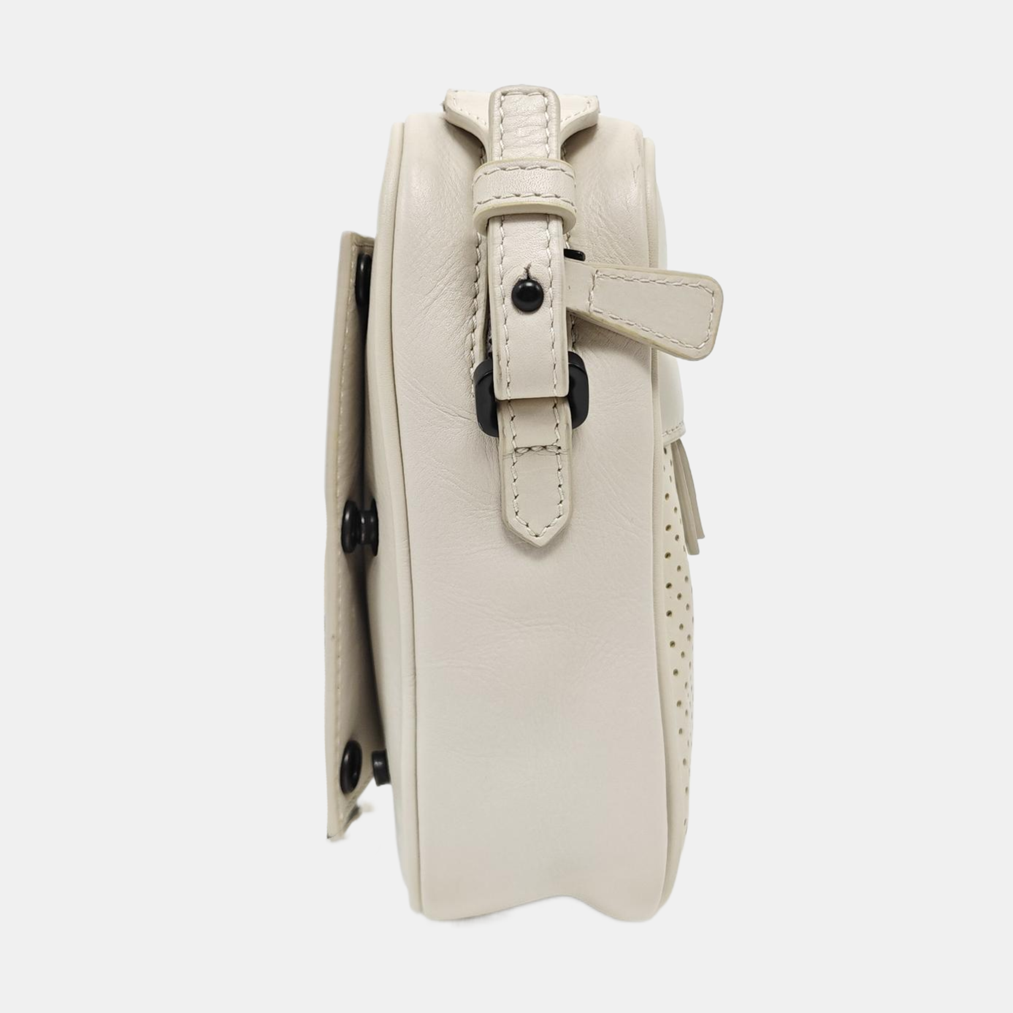 Calfskin Shoulder Bag White