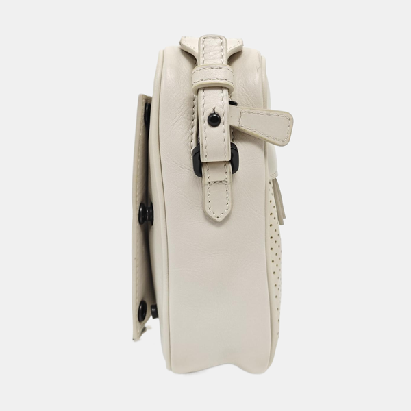 Calfskin Shoulder Bag White