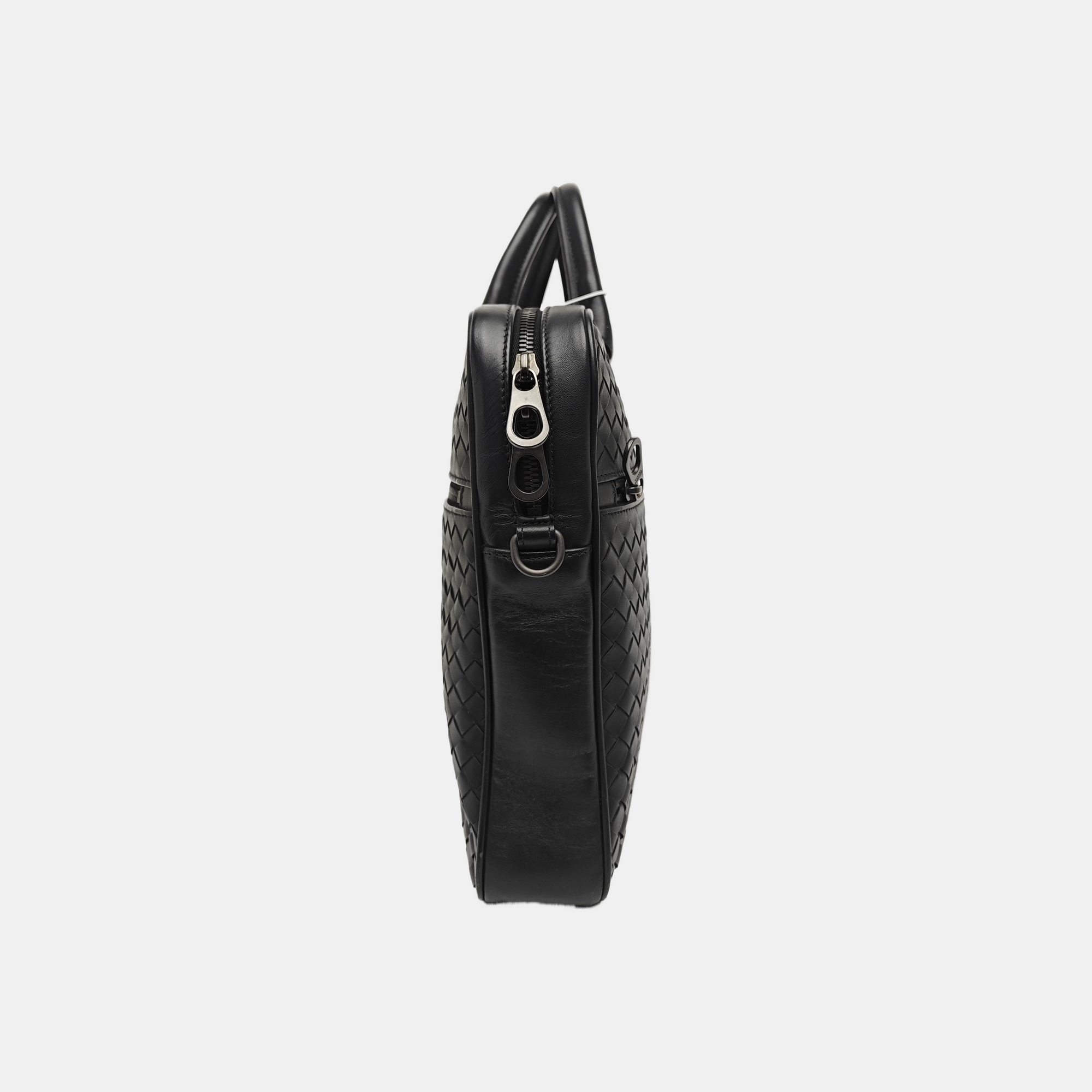 Calfskin Shoulder Bag Black