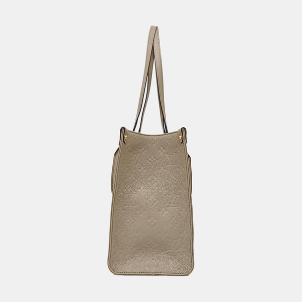 ONTHEGO MM Monogram Calfskin Gray