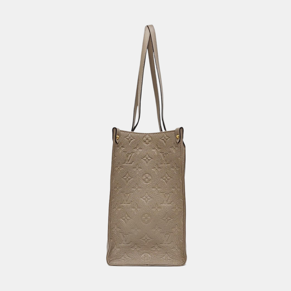 ONTHEGO MM Monogram Calfskin Gray