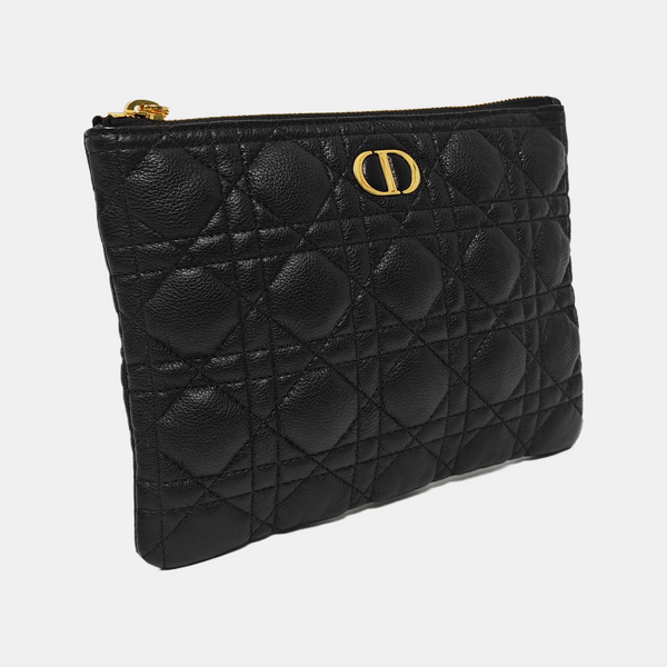 Dior Caro Large Calfskin Black