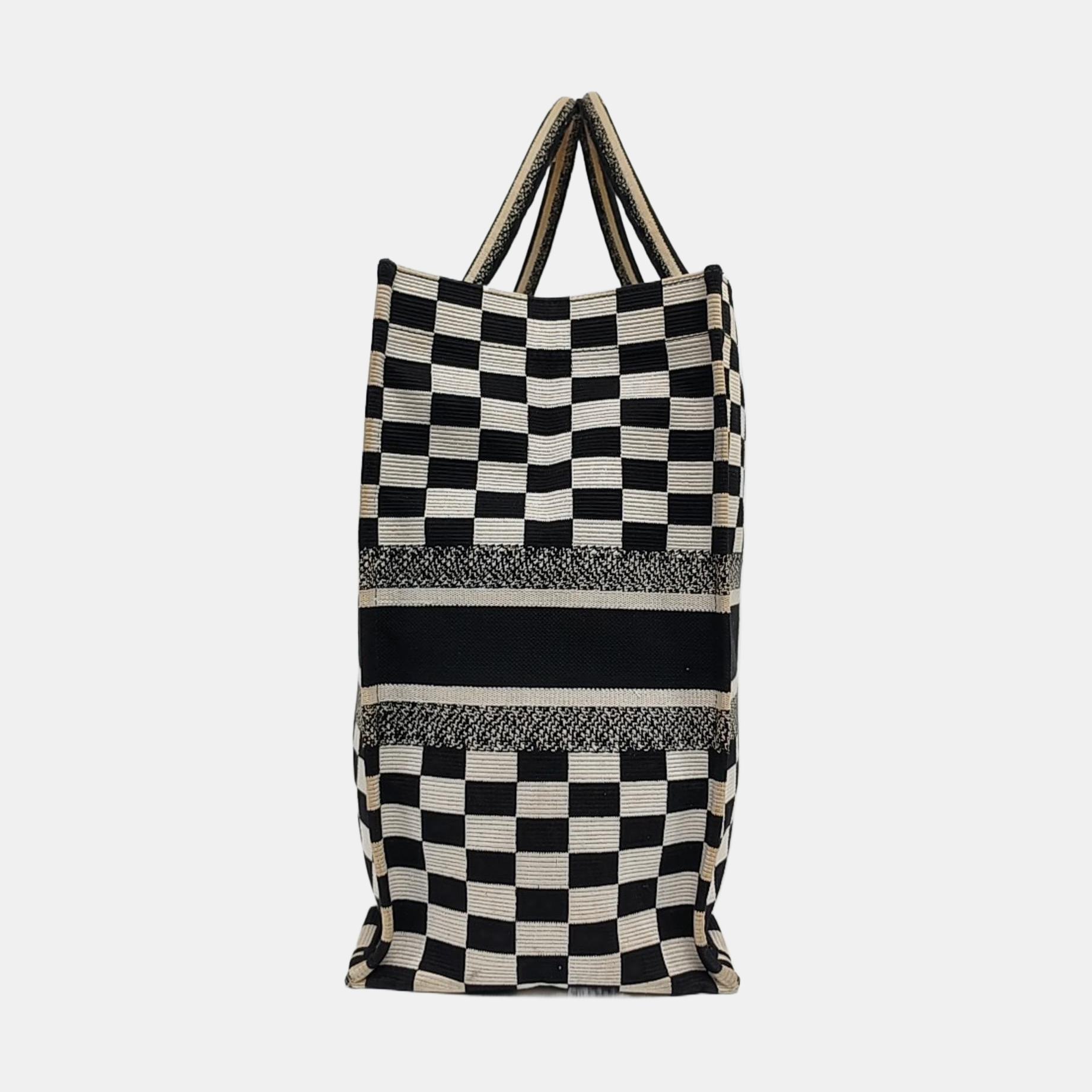 Book Tote Large Canvas Black