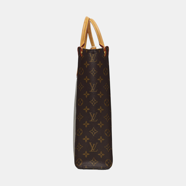 SAC PLAT MM Monogram Coated Canvas Brown