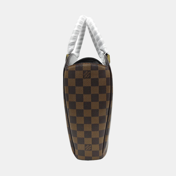 SARRIA SEAU Damier Ebene Coated Canvas Brown