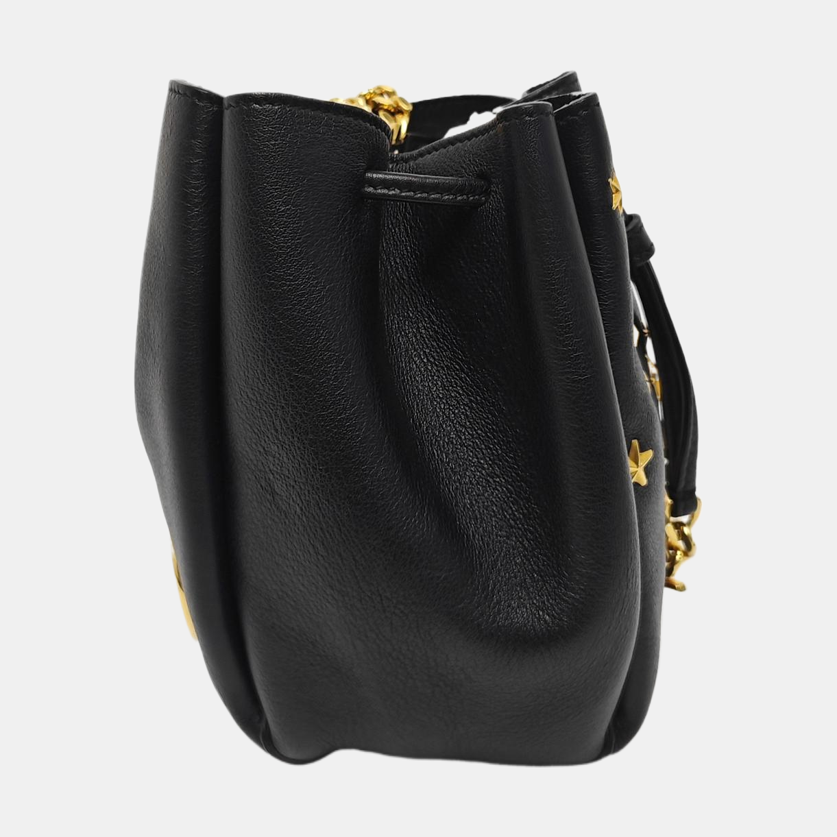 Calfskin Bucket Bag Black