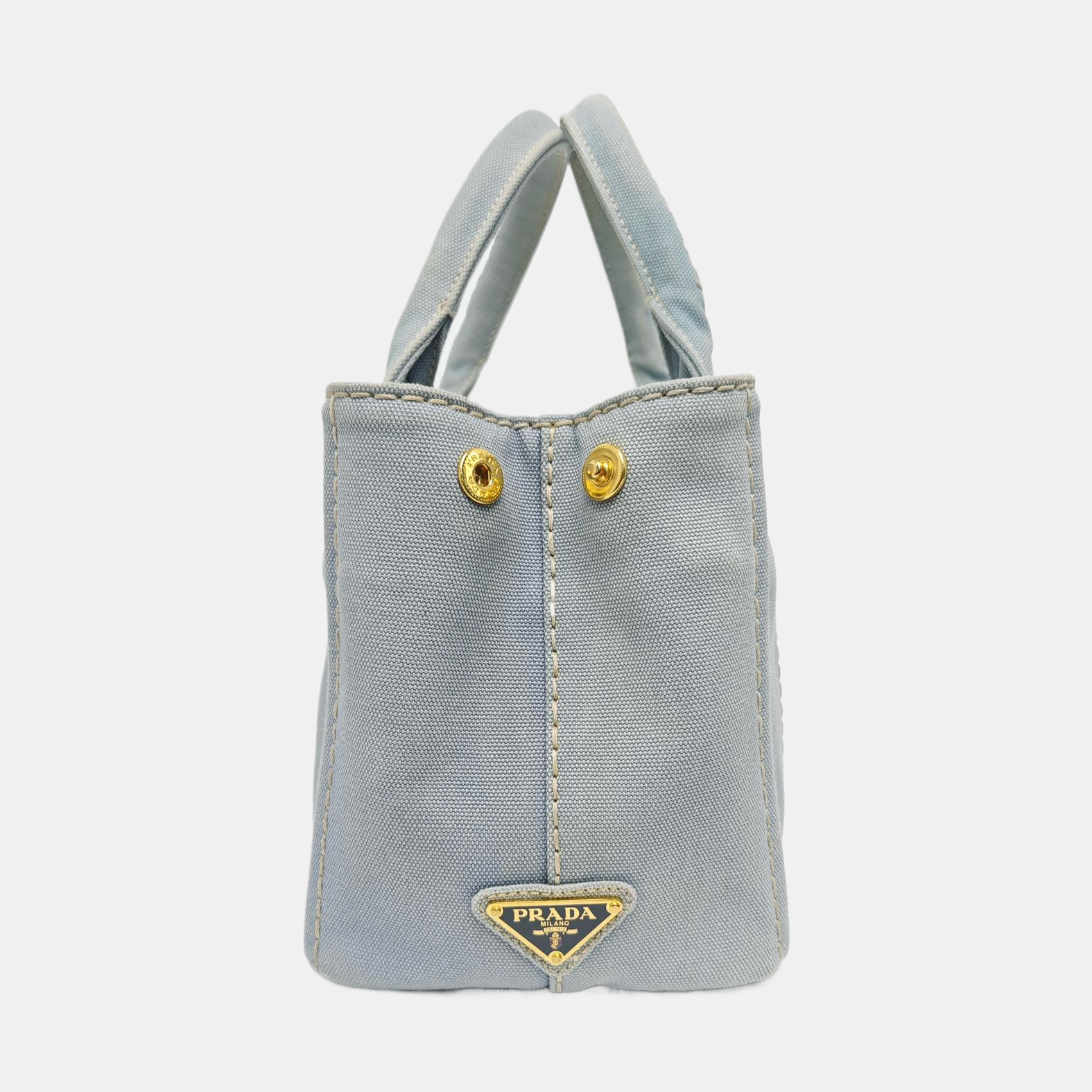 Denim Quilted Canvas Blue