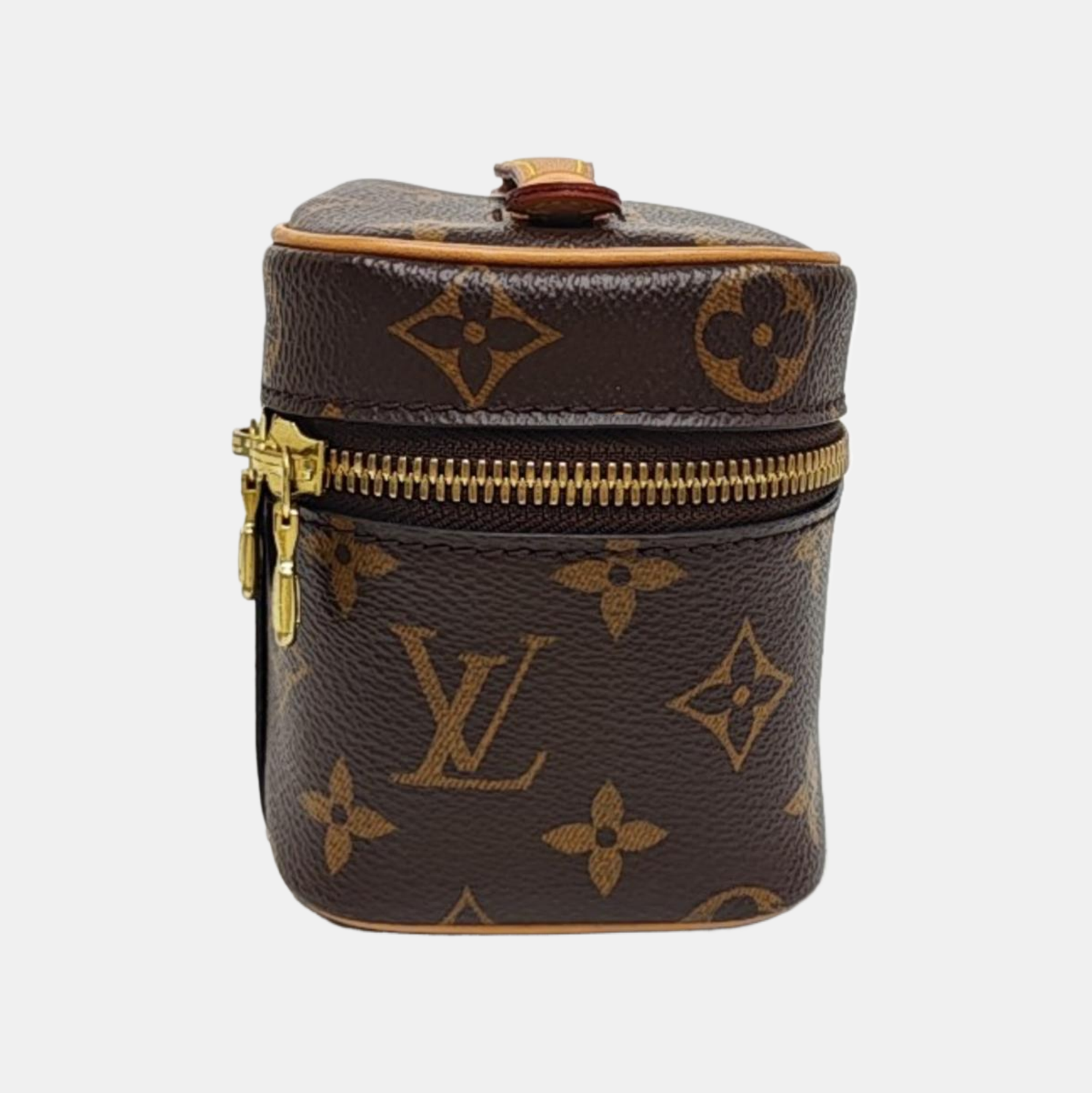 NICE Super Mini Monogram Coated Canvas Brown