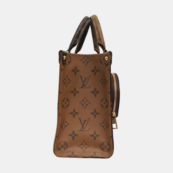ONTHEGO PM Monogram Coated Canvas Brown