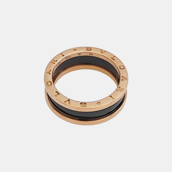 B.ZERO1 18k Rose Gold Ring EU 65